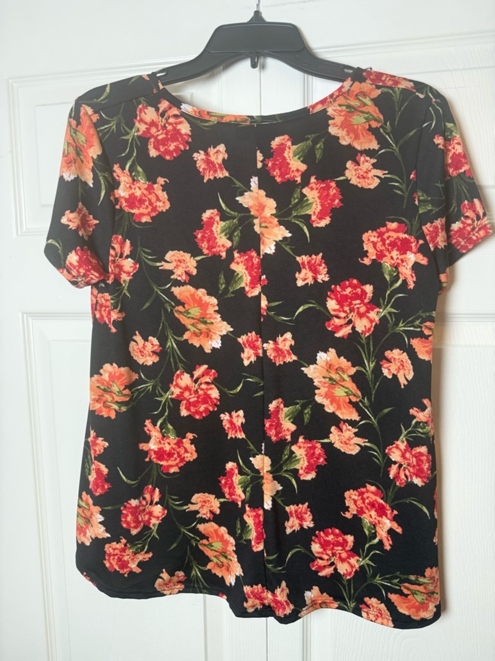 C'est La Vie Floral Short Sleeve Top - Picture 3 of 4